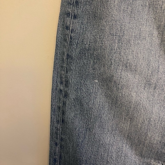 Madewell The Darted Barrel Leg Cropped High Rise Button Fly Jeans Size 32 - Picture 8 of 16